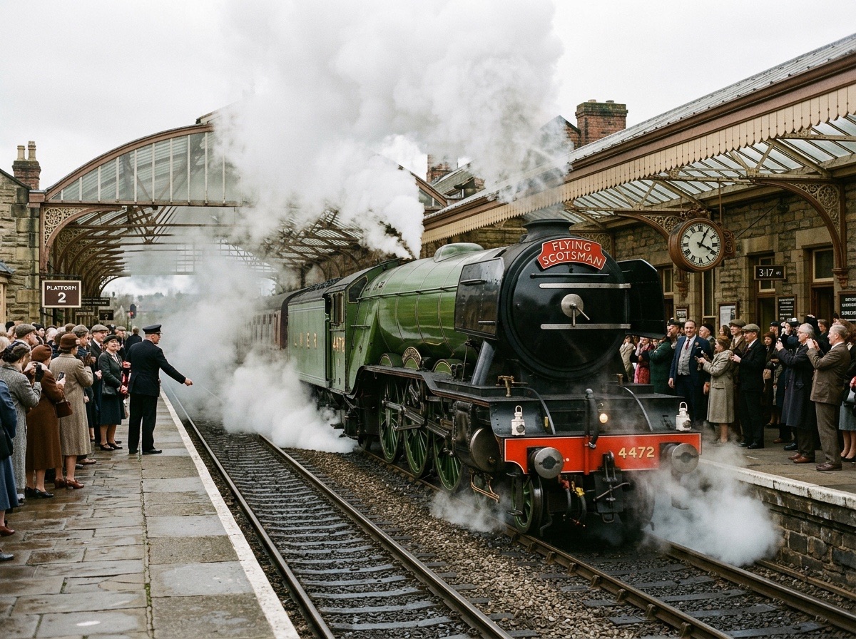 The Flying Scotsman heritage steam locomotive