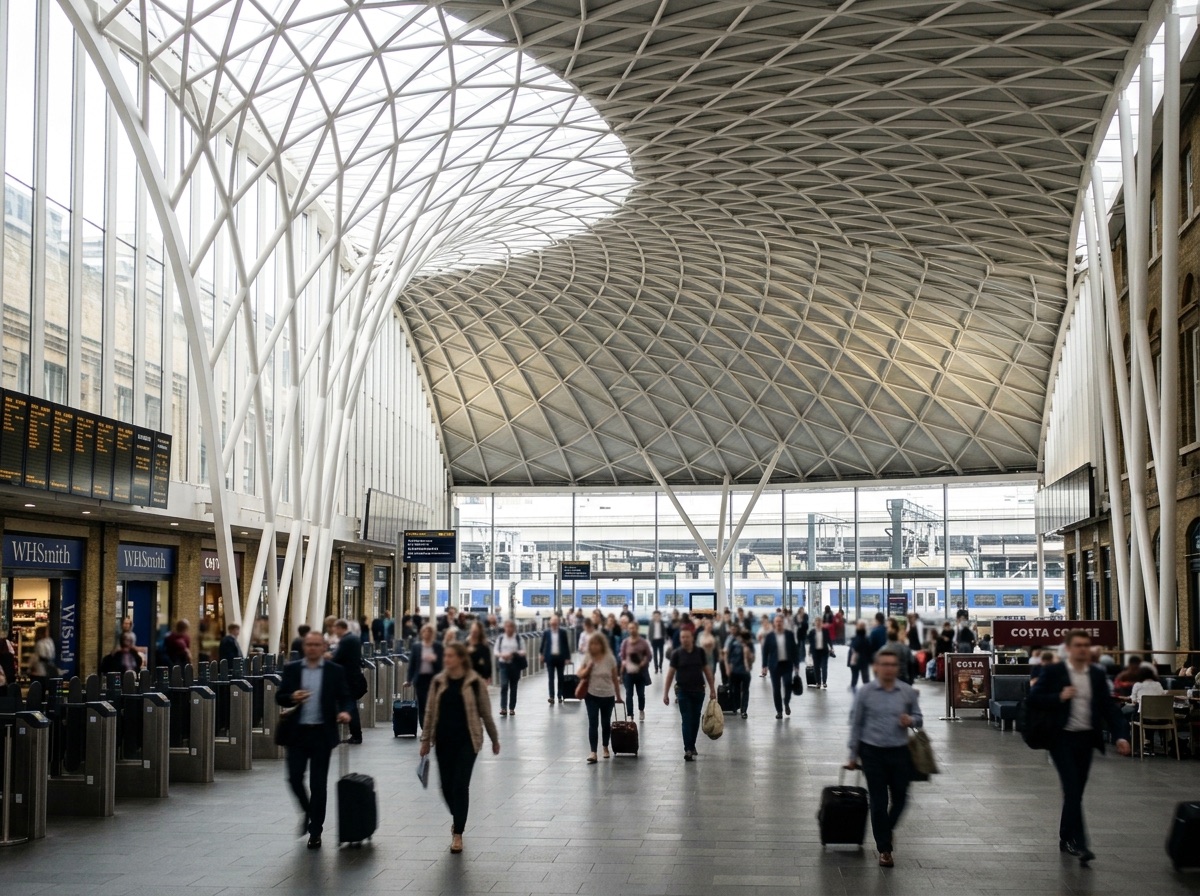 London King's Cross station concourse